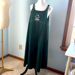 Dark Green dress one size fit lot of people